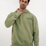 THE FACES HOODIE GREEN